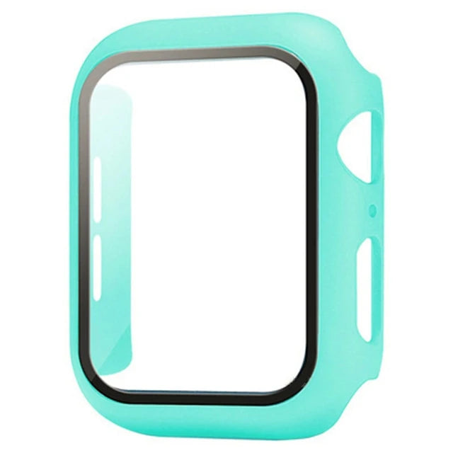 Funda Protectora con Cristal Templado para Apple Watch — Anti-Golpes y Ultra Transparent