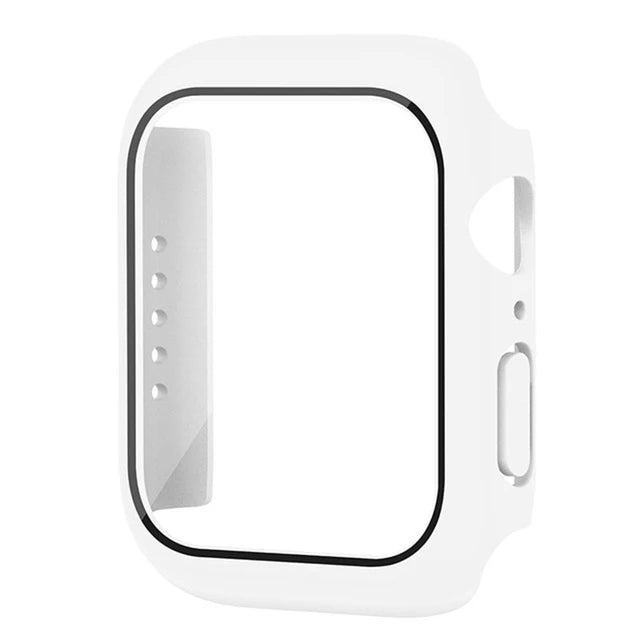 Funda Protectora con Cristal Templado para Apple Watch — Anti-Golpes y Ultra Transparent
