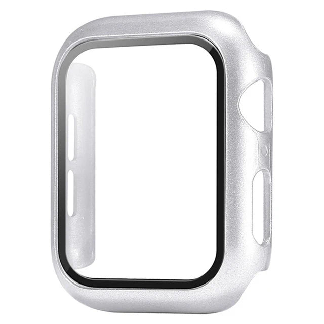 Funda Protectora con Cristal Templado para Apple Watch — Anti-Golpes y Ultra Transparent