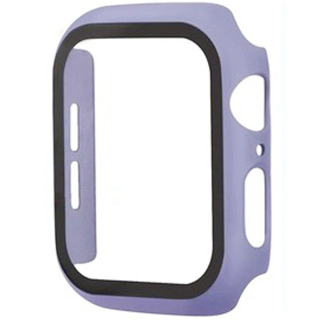 Funda Protectora con Cristal Templado para Apple Watch — Anti-Golpes y Ultra Transparent