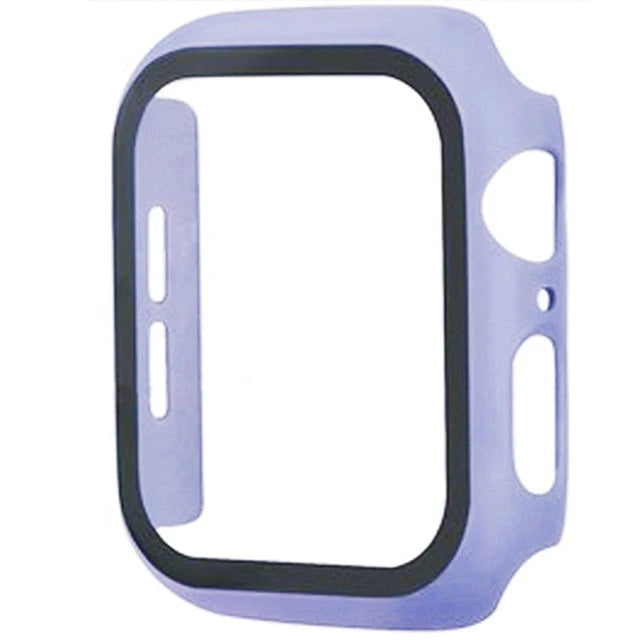 Funda Protectora con Cristal Templado para Apple Watch — Anti-Golpes y Ultra Transparent